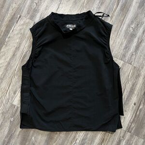 Sake by Bill Hallman Black Avant-Garde Sleeveless Top M